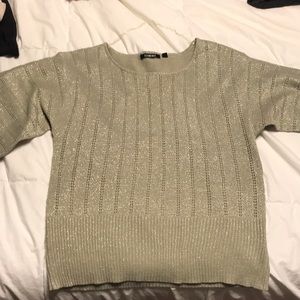 Sweater. Beautiful silver /shiny